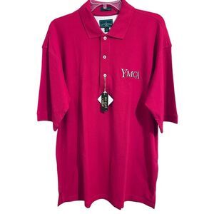 Outer Banks YMCA Red Polo Shirt Men’s Size L 100% Cotton NWT